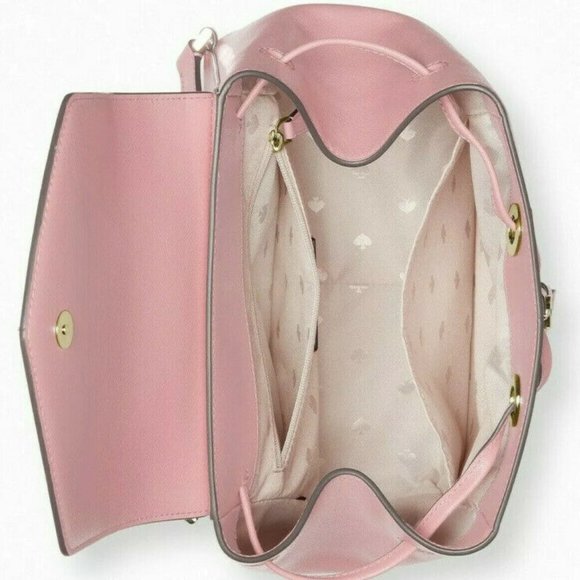 Kate Spade Saffiano Leather Medium Flap Backpack - Picture 3 of 3